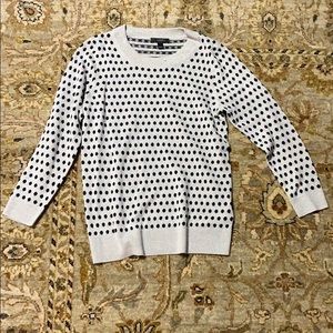 J. Crew polka dot sweater